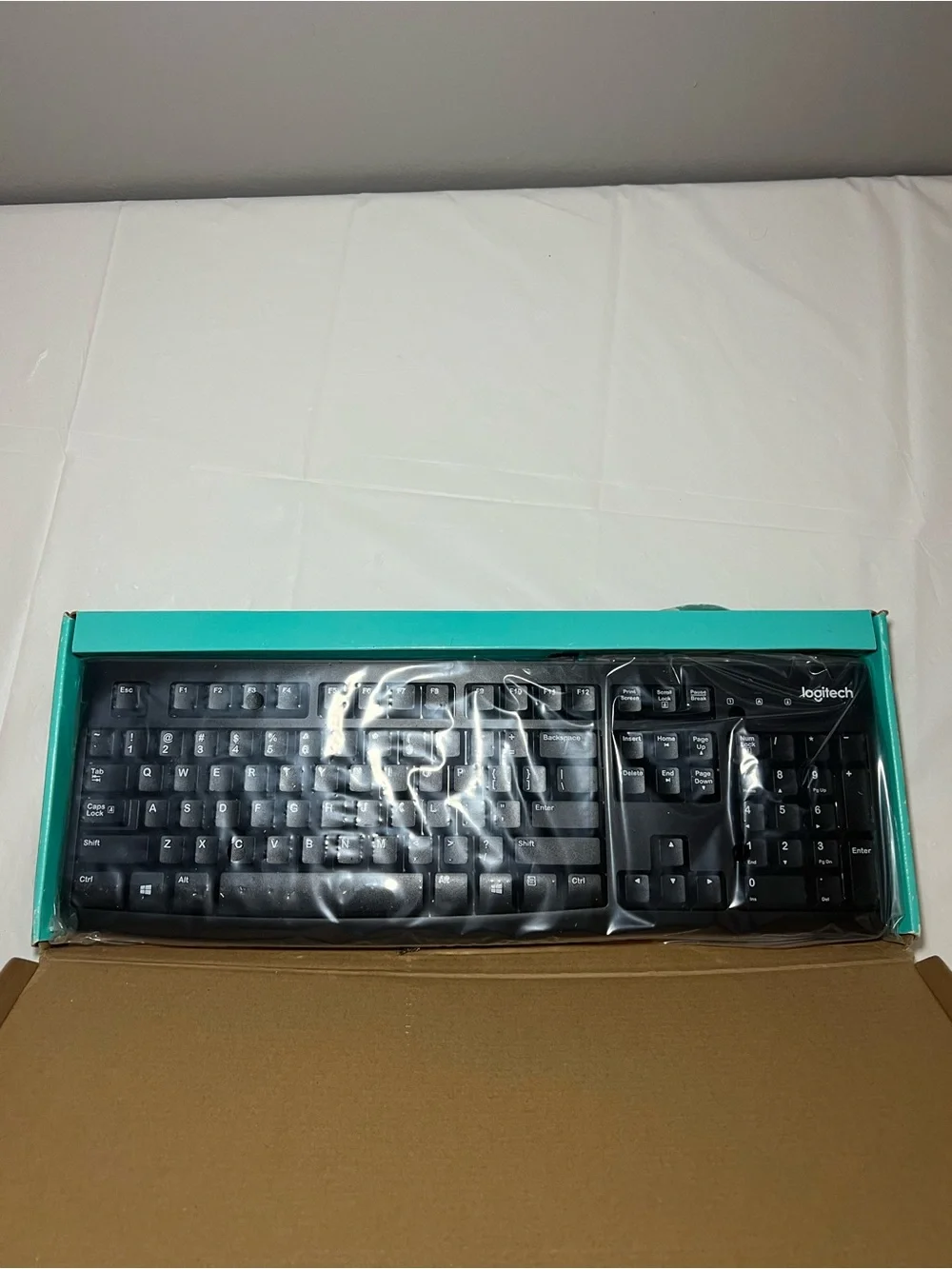 Logitech K120 USB Keyboard for PC - Black New Box Sealed Plug & Play USB Connect
